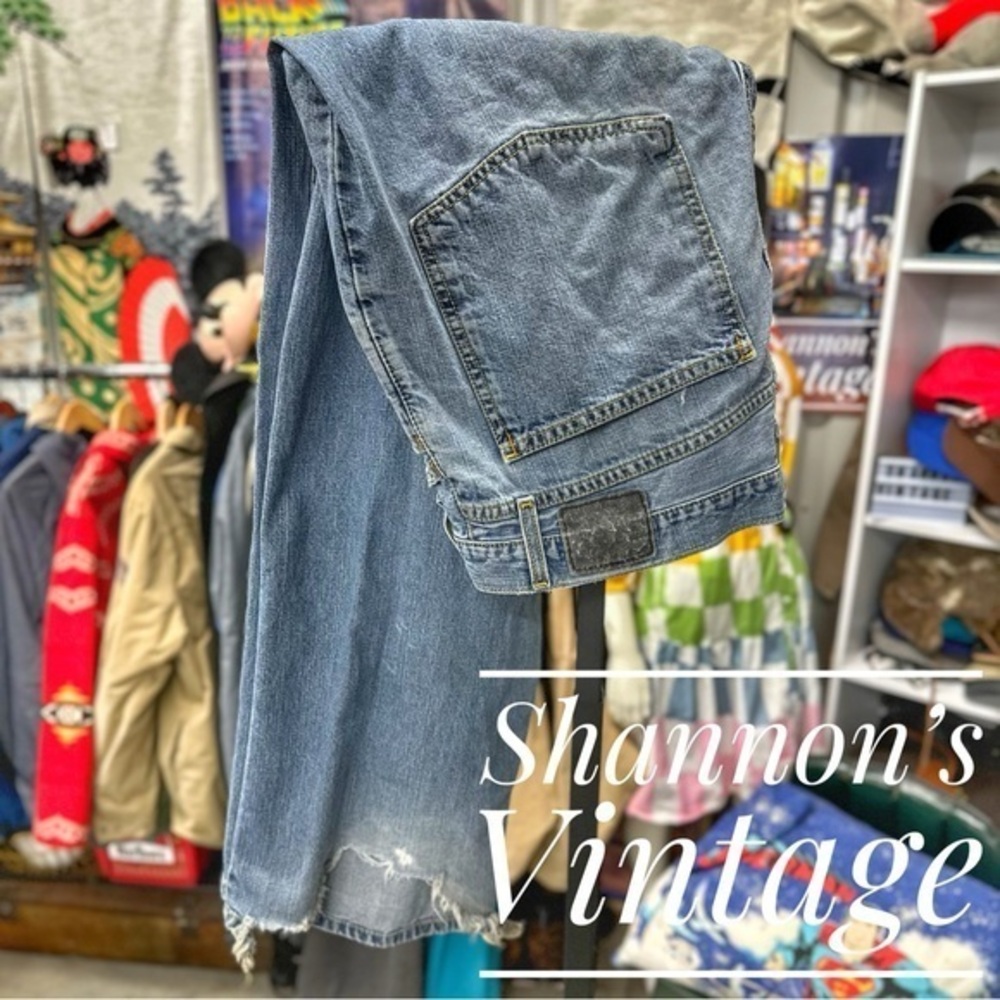 Levi’s Silvertab VNTG Y2K sz 38 x 32 distressed low & loose jeans A1
